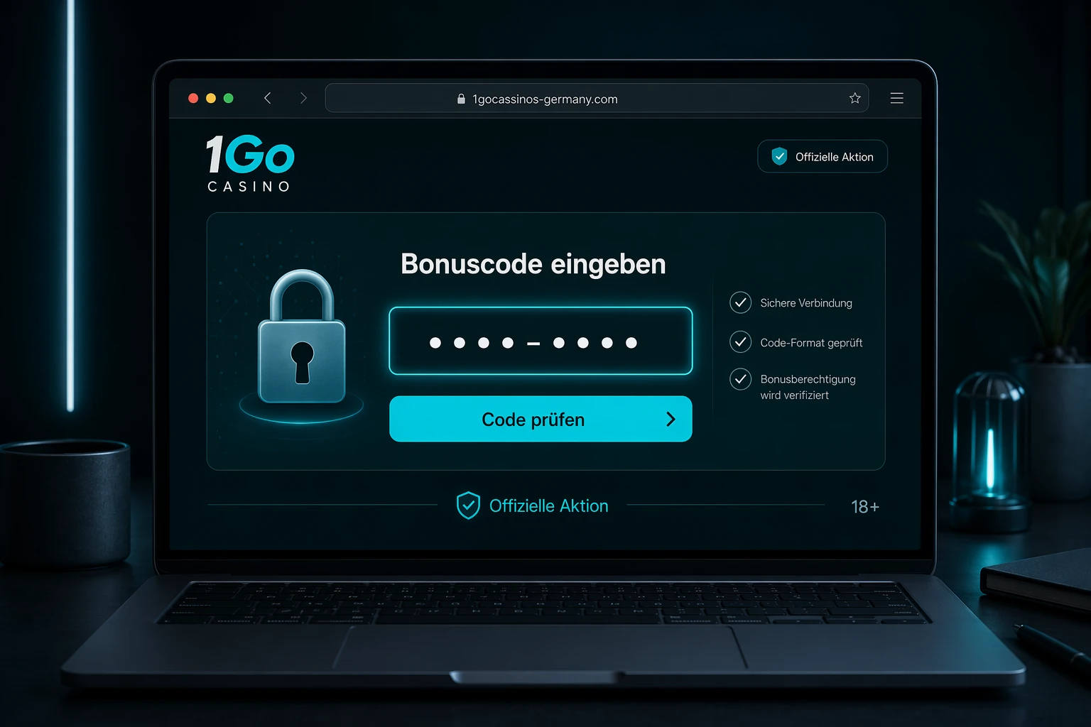 Den 1go casino bonus code sicher einsetzen