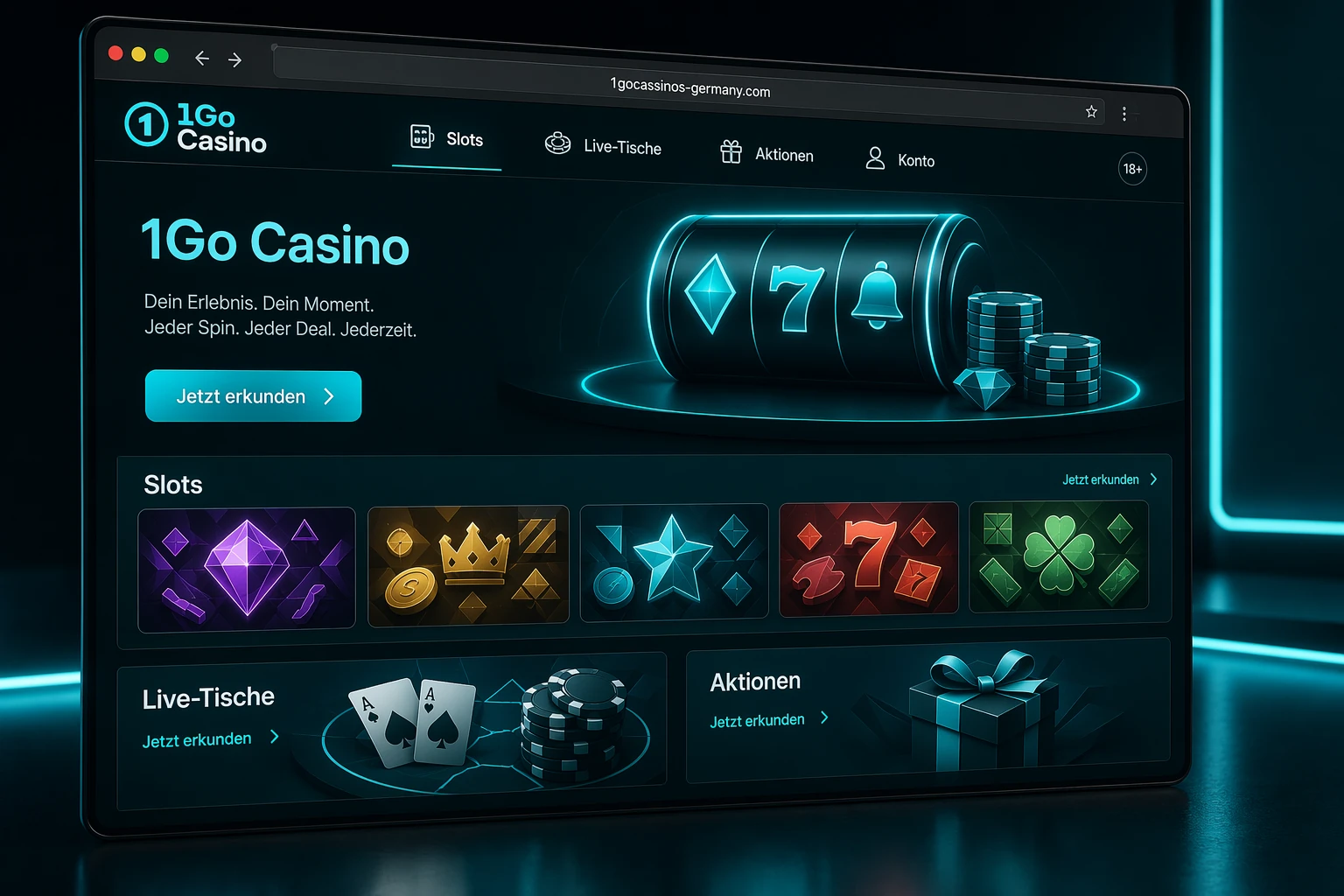 Ein erster Blick auf die Plattform 1Go Casino